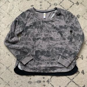 LOLË Camo Gray Sweatshirt
